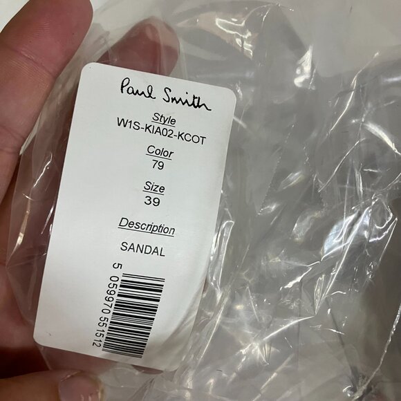 NWT Paul Smith Women's Size 39 Multicolor Kira Swirl Platform Platform Sandals - Picture 5 of 10